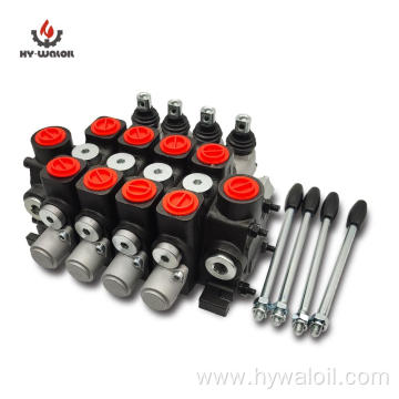 PC100 4 Spool Hydraulic Sectional Directional Control Valve